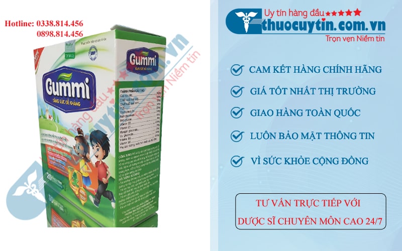 siro Gummi tăng sức đề kháng