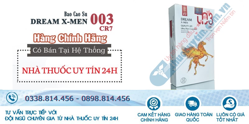 BAO CAO SU 003 CR7 TRẮNG chính hãng