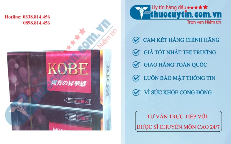 Bao cao su Kobe hộp 12 cái