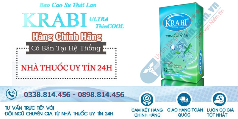 Mua Bao cao su Krabi Ultrathin Cool