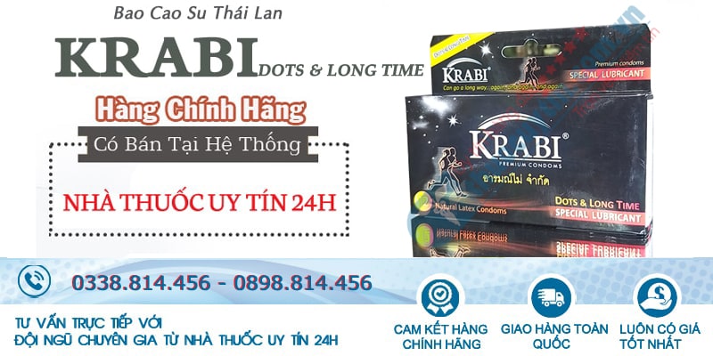 Mua bao cao su Krabi dots & long