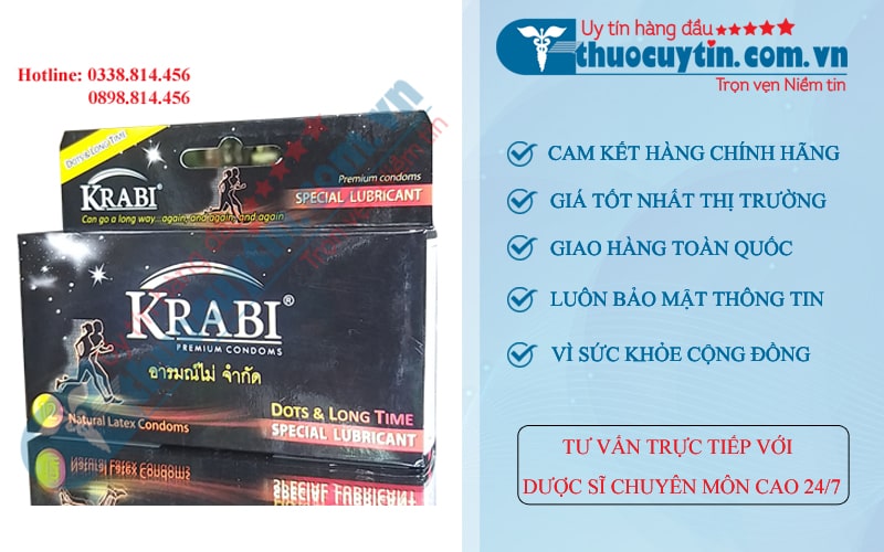 Bao cao su krabi dots & long