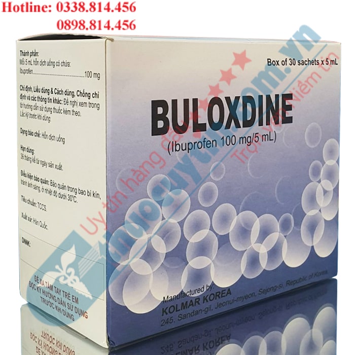 Buloxdine ibuprofen 100mg