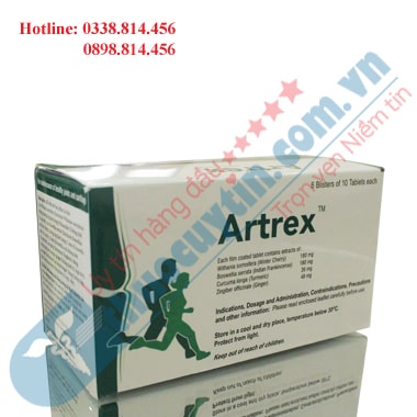 thuốc Artrex 60 viên chính hãng
