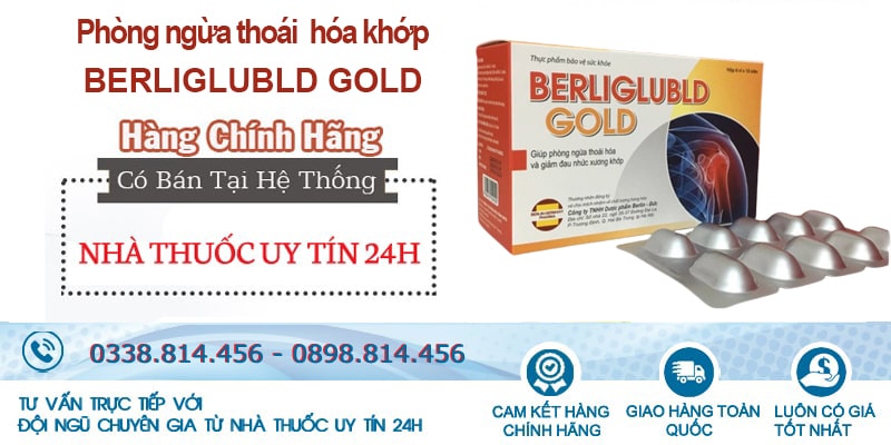 Mua thuốc Berliglubld Gold chính hãng giá tốt tại Nhà thuốc uy tín 24h