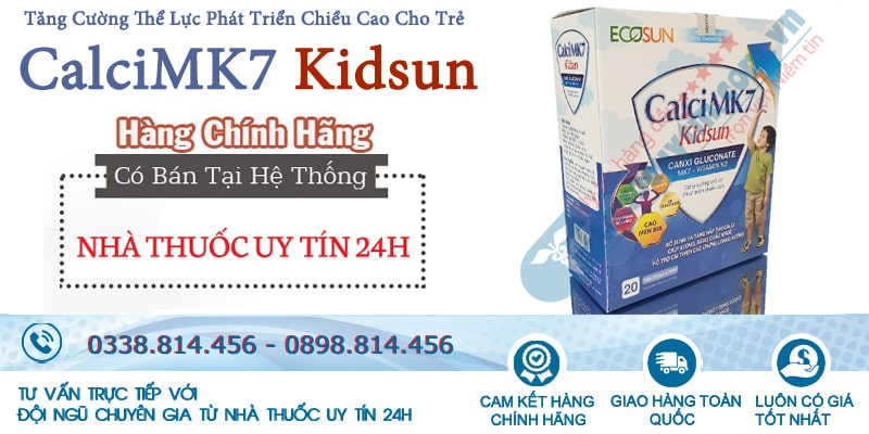 Calci MK7 Kid Sun phát triển chiều cao cho trẻ