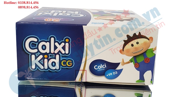 Calxi Kid CG Bổ sung canxi phát triển chiều cao cho trẻ