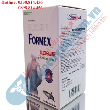 FORMEX GLUCOSAMINE - BỔ XƯƠNG KHỚP NHẬP KHẨU PHÁP