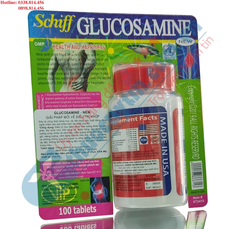 Schiff Glucosamine 1500mg Plus MSM