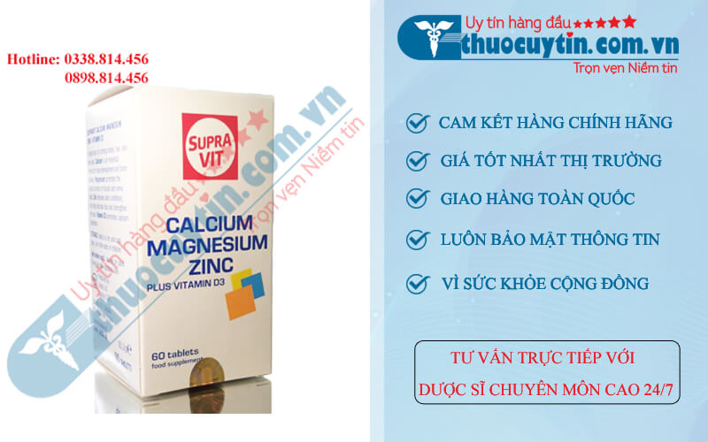 Calcium Magnesium Zinc Plus Vitamin D3