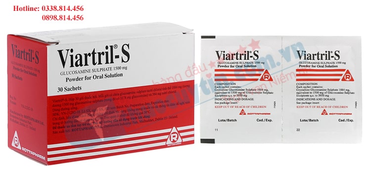 Thuốc Viartril-S 1500mg Rottapharm điều trị thoái hóa khớp