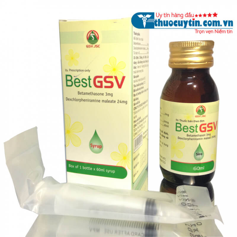 Thuốc Best Gsv 50ml điều trị hen phế quản viêm mũi dị ứng