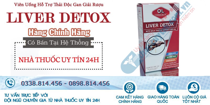 Liver Detox - Giải độc gan - Nhà thuốc uy tín 24h