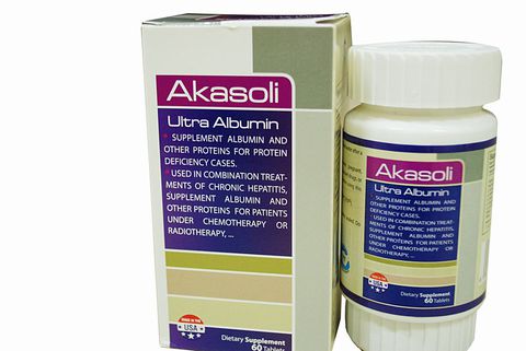 AKASOLI NHẬP KHẨU MỸ - BỔ SUNG ALBUMIN TĂNG CƯỜNG CHỨC NĂNG GAN
