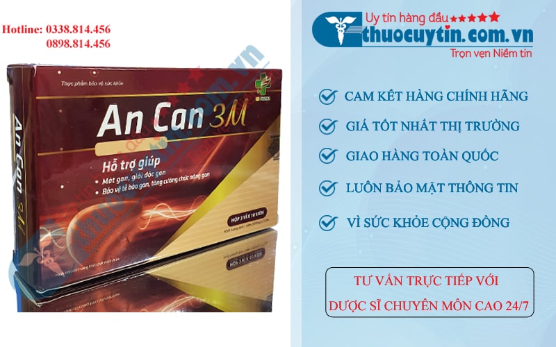 Viên uống bổ gan An can 3M