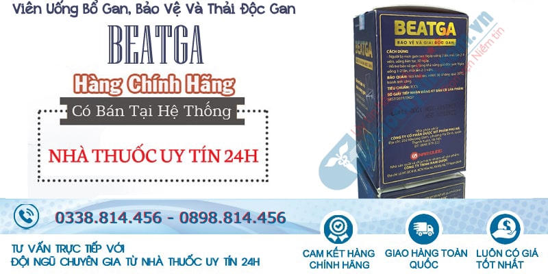 Beatga bảo vệ gan, giải độc gan hiệu quả
