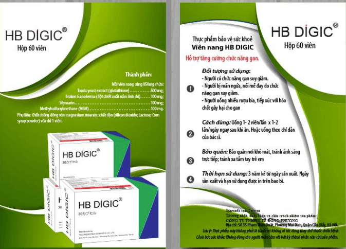 HB DIGIC BẢO VỆ GAN - NHẬP KHẨU NHẬT BẢN