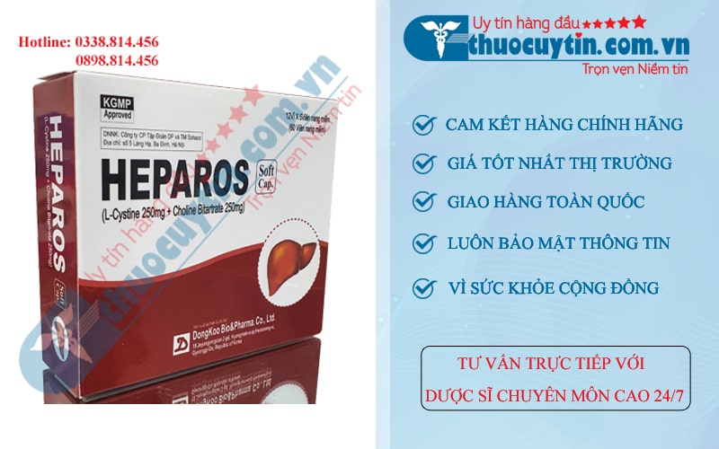 Thuốc bổ gan Heparos