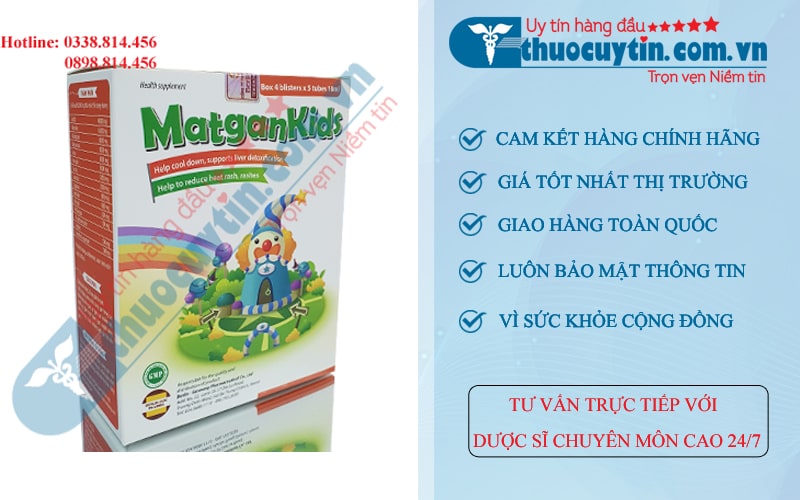 thuốc bổ gan Matgankids 20 ống