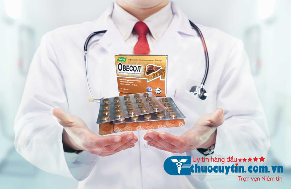 Viên uống thải độc gan Ovesol Evalar 40 viên