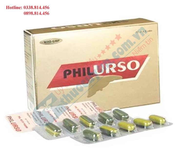 Thuốc trị bệnh gan mật Philurso hộp 60 viên