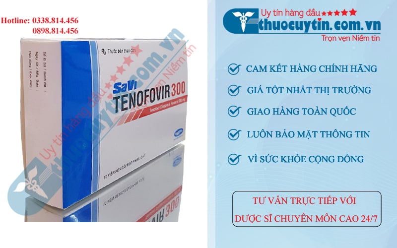 Thuốc Savi Tenofovir 300mg