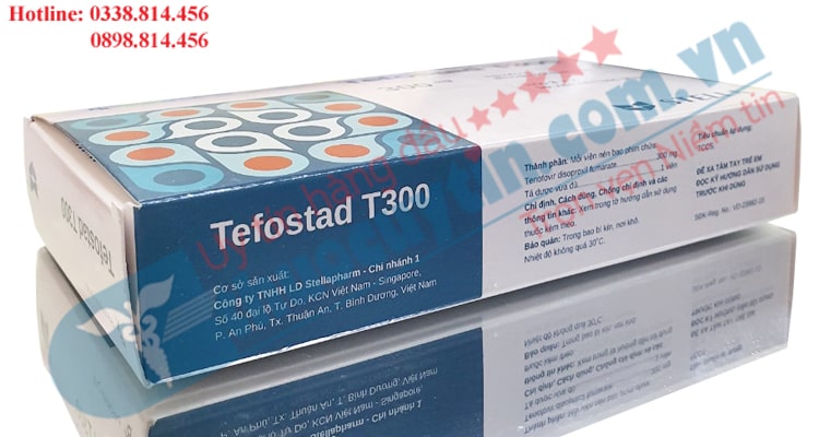 Thuốc Tefostad t300 hộp 30 viên