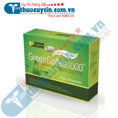GREEN COFFEE 1000 CAFE GIẢM CÂN CHÍNH HÃNG LEPTIN