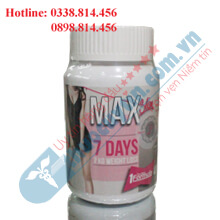 GIẢM CÂN MAX SLIM 7 DAYS NHẬP KHẨU THÁI LAN