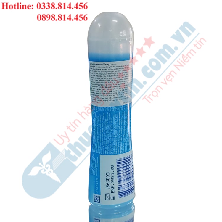 Gel bôi trơn Durex Play Classic làm tăng độ trơn mượt và độ ẩm cho âm đạo