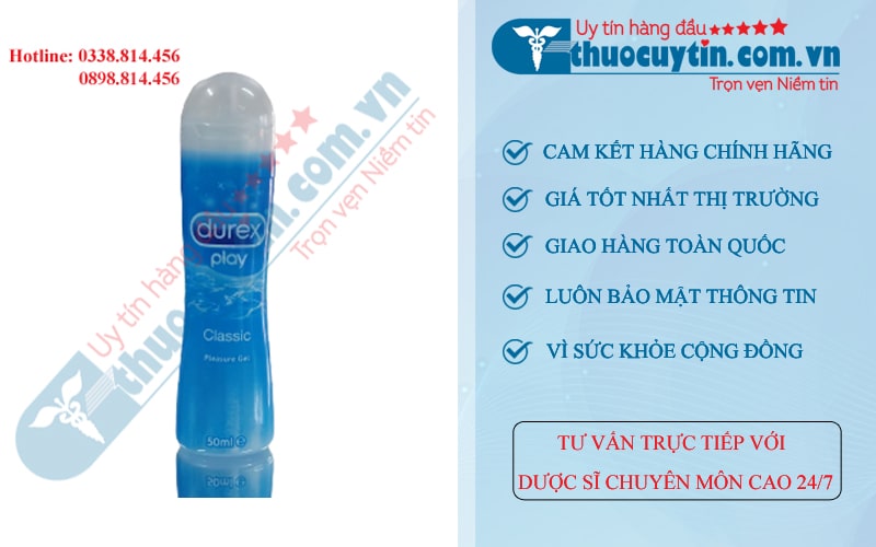 gel bôi trơn Durex Play Classic 50ml Thái Lan