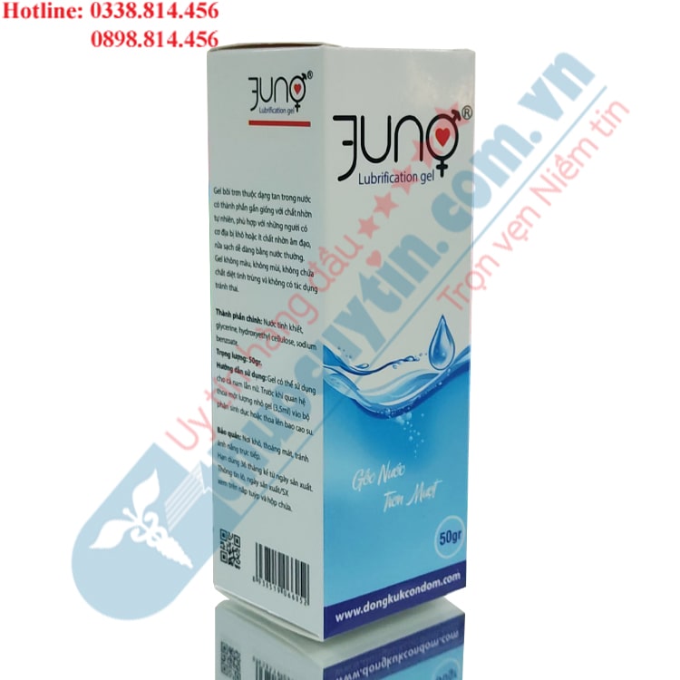 Gel Juno bôi trơn âm đạo, chống khô rát khi quan hệ