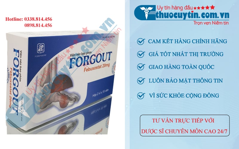 Thuốc Forgout 20mg