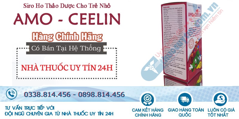 Mua siro ho Amo Ceelin 120ml chính hãng