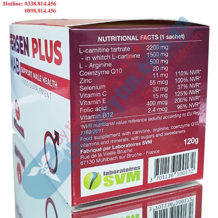 tác dụng của thuốc Fersen Plus MAB