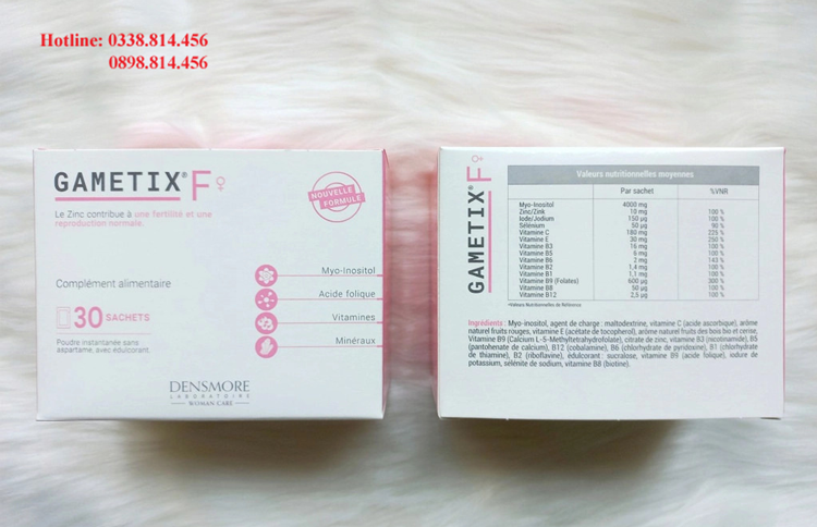 Thuốc Gametix F cải thiện chất lượng nang noãn tăng tỉ lệ thụ thai thành công