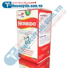 HERBIDO BỔ THẬN, TĂNG HAM MUỐN, CẢI THIỆN CHỨC NĂNG SINH LÝ NỮ