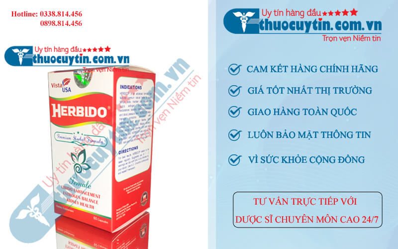 Herbido tăng cường ham muốn nữ