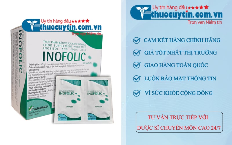 Thuốc Inofolic điều trị buồng trứng đa nang