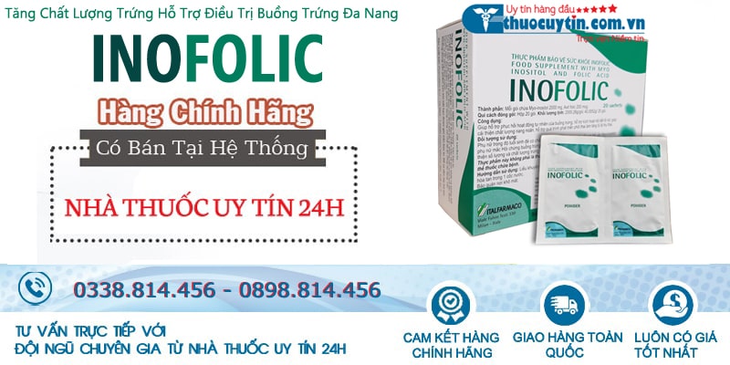 Thuốc bổ trứng Inofolic chính hãng Italia