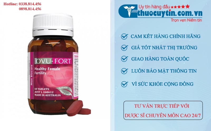Ovu Fort tăng khả năng thụ thai