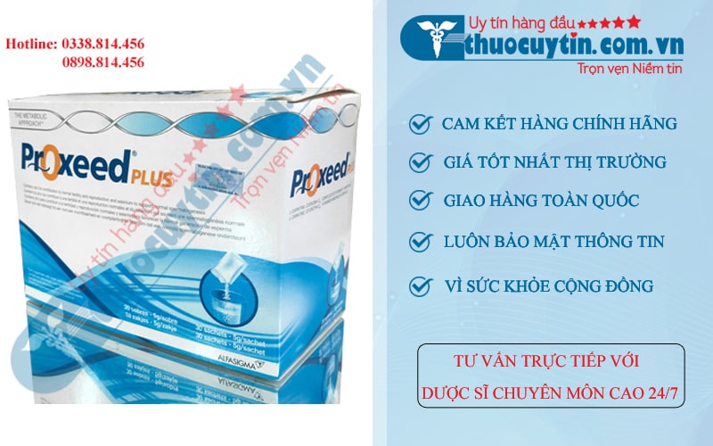 Proxeed Plus cải thiện chất lượng tinh trùng