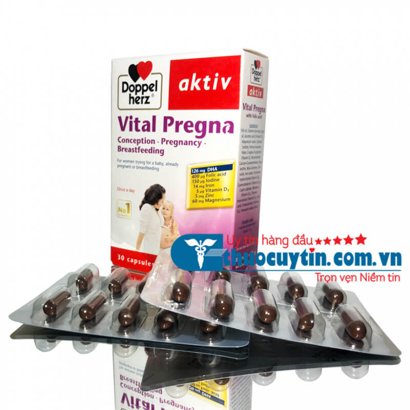 VITAL PREGNA - VITAMIN TỔNG HỢP CHO PHỤ NỮ MANG THAI