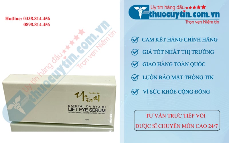 Kem trị bọng mắt Da ryomi Lift Eye Serum