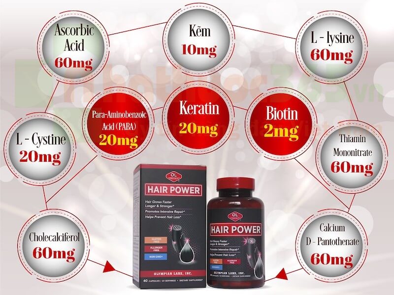Thành phần viên uống Hair Power