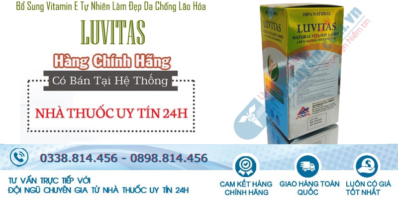 Luvitas chống lão hóa, bổ sung Vitamin E 400IU