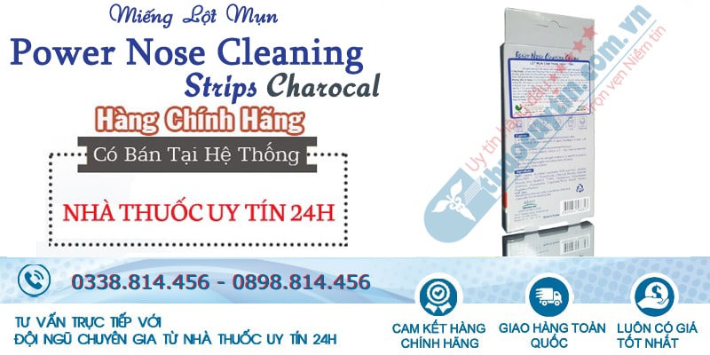 Power Nose Cleaning Strips Charocal Chính hãng