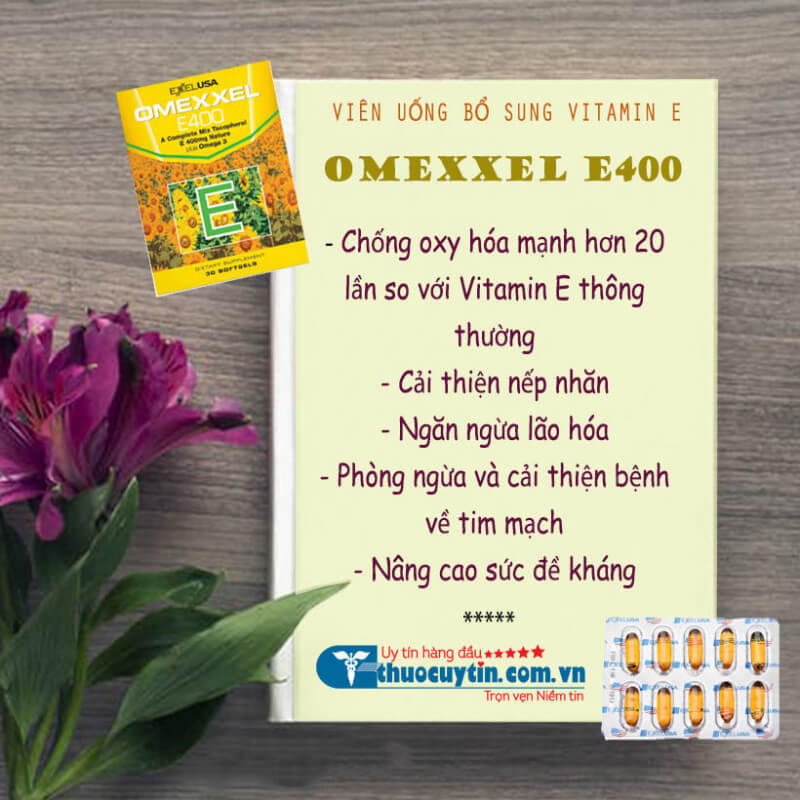 VIÊN UỐNG VITAMIN E OMEXXEL E400