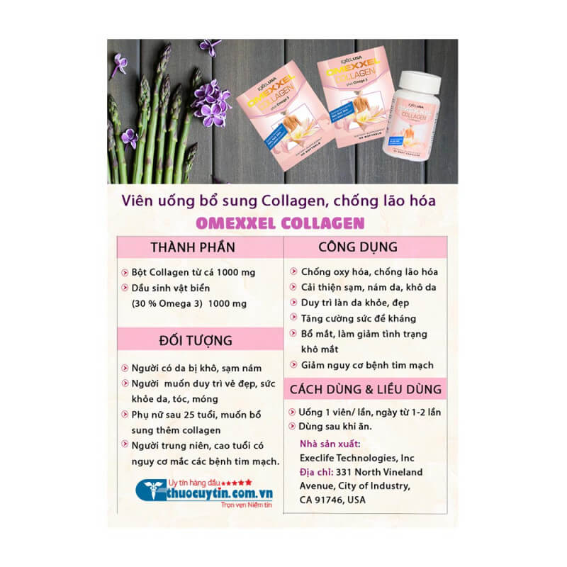 Thuốc Omexxel Collagen 30 viên