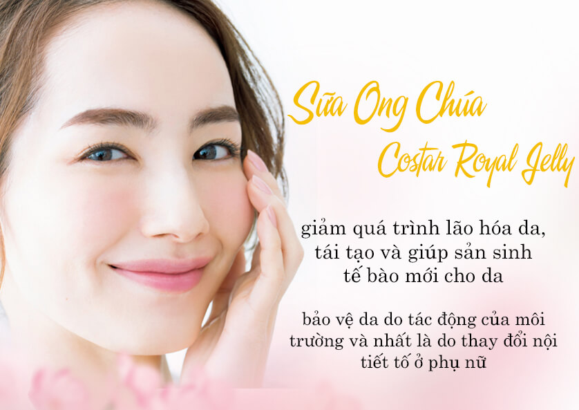 VIÊN UỐNG SỮA ONG CHÚA ÚC COSTAR ROYAL JELLY 1610MG 365 VIÊN